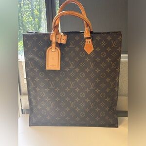 Louis Vuitton Monogram Sac Plat Large Tote 15x14.5x3.5 -Authentic**Vintage 🔥🔥